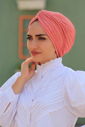 کلاه شنای حجاب صورتی زنانه tessetür Bone diyarı - کد 151559697