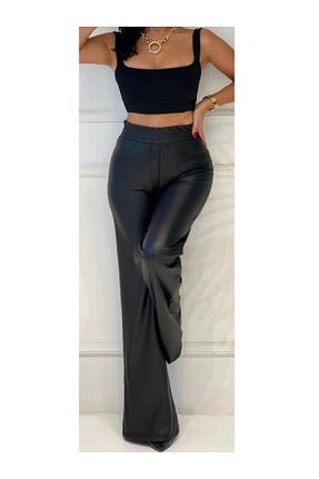 شلوار مشکی زنانه چرم مصنوعی jöns since 1997 - کد 768935061