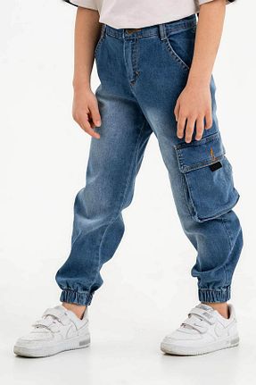 شلوار آبی بچه گانه پنبه ای Gold Class Kidswear - کد 736873617
