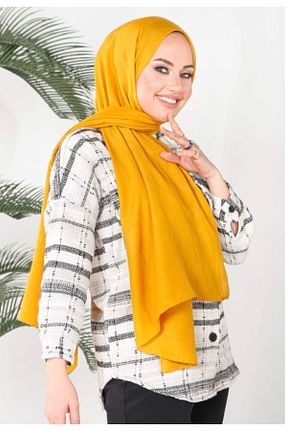 شال زرشکی زنانه ویسکون haremscarfs - کد 376243294