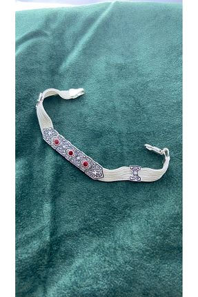 دستبند نقره قرمز زنانه 925 عیار Midyat Artuklu Gümüşçülük - کد 802386551