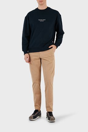 شلوار قهوه ای مردانه پنبه ای Tommy Hilfiger - کد 802502863