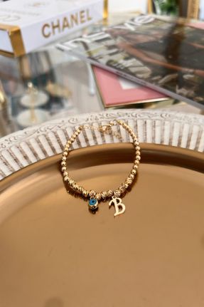 دستبند جواهر طلائی زنانه کد 774293688