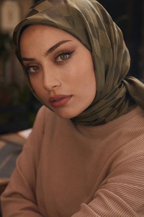 شال خاکی زنانه Bonjela - کد 802540568