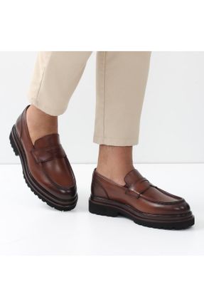 کفش کژوال قهوه ای مردانه پاشنه کوتاه ( 4 - 1 cm ) پاشنه پر کد 773858876