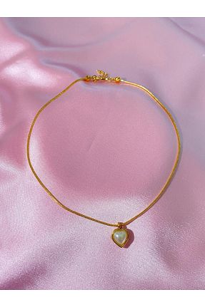 گردنبند جواهر طلائی زنانه H&B Design - کد 802751600