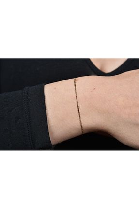 دستبند طلا زرد زنانه 14 عیار Çelikoğlu Kuyumculuk - کد 802767116