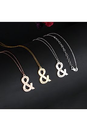 گردنبند نقره صورتی زنانه 925 عیار OZAN KUYUMCULUK - کد 802773196