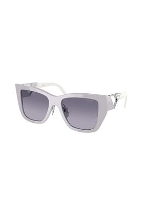 عینک آفتابی طوسی زنانه UV400 Prada - کد 304008033