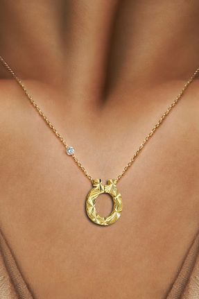 گردنبند طلا طلائی زنانه 14 عیار Demas Gold - کد 802572393