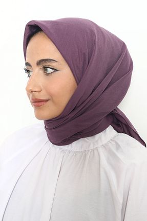 روسری بنفش پنبه ای Mizge Scarf - کد 802578112