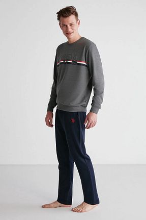 ست لباس راحتی طوسی مردانه لیسانس دار	 U.S. Polo Assn. - کد 802268605