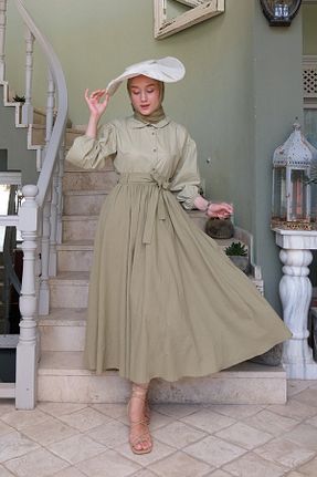 دامن حجاب خاکی ceylan otantik - کد 744353995