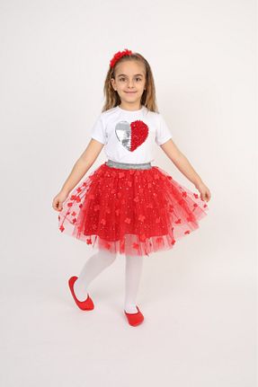 ست بالاتنه و پائین تنه سفید بچه گانه بافتنی Dıgıl Kids - کد 802522595