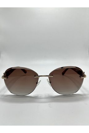 عینک آفتابی قهوه ای زنانه UV400 Belmond - کد 802574675