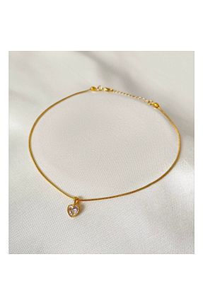 گردنبند جواهر طلائی زنانه برنجی h&b design jewel - کد 802615078