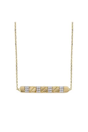 گردنبند طلا زرد زنانه 14 عیار Pirnus Diamond - کد 32577336