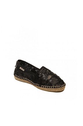 کفش بیرون مشکی زنانه پارچه ESPADRILLES - کد 802882776