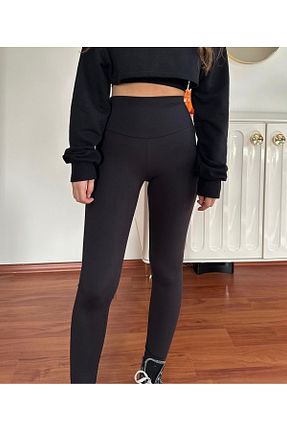ساق شلواری مشکی زنانه بافتنی moodibutik - کد 802924932