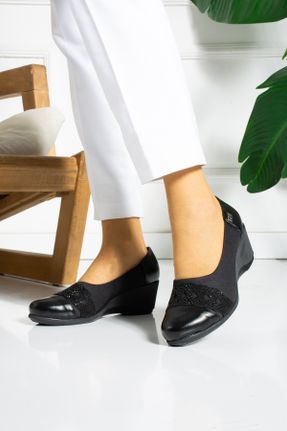 کفش کلاسیک مشکی زنانه پاشنه کوتاه ( 4 - 1 cm ) کد 802951486