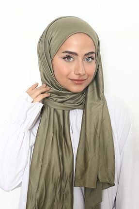 شال سبز زنانه ویسکون Mizge Scarf - کد 802550108