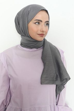 شال طوسی زنانه پنبه ای Mizge Scarf - کد 802559158