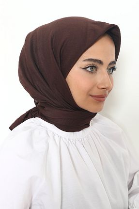روسری سرمه ای پنبه ای Mizge Scarf - کد 802577748
