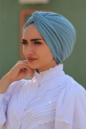کلاه شنای حجاب سرمه ای زنانه tessetür Bone diyarı - کد 151627887
