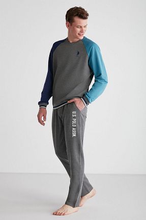 ست لباس راحتی طوسی مردانه لیسانس دار	 U.S. Polo Assn. - کد 802271530