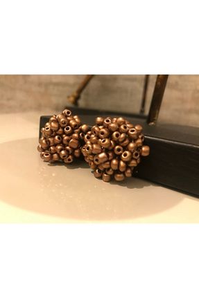 گوشواره جواهر متالیک منجق ArsenDesign - کد 638473177