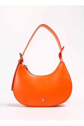 کیف دوشی نارنجی زنانه کد 802528092