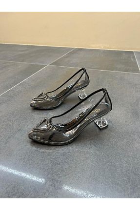 کفش مجلسی مشکی زنانه پاشنه تخت DİVA - کد 639965098