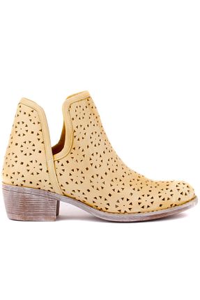 بوت / نیم بوت زرد زنانه پاشنه تخت Sail Lakers - کد 462231494