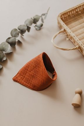 پارچه موسیلین نارنجی MUUİKE - کد 742666703