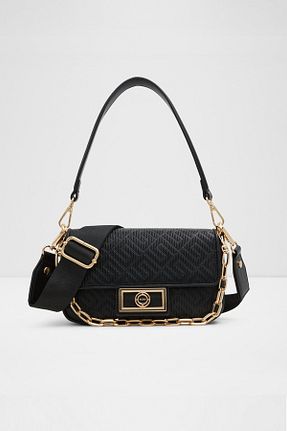 کیف دوشی مشکی زنانه چرم مصنوعی Aldo - کد 802827407