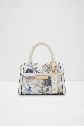 کیف دوشی سفید زنانه چرم مصنوعی Aldo - کد 802827441