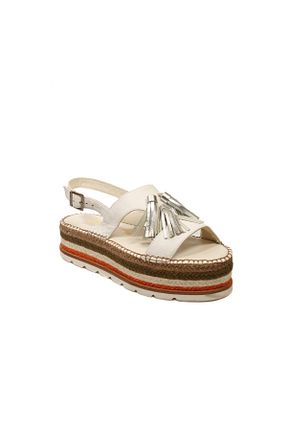 کفش بیرون سفید زنانه پارچه ESPADRILLES - کد 802880294