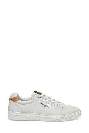 کفش کژوال سفید مردانه چرم مصنوعی پاشنه کوتاه ( 4 - 1 cm ) پاشنه ساده کد 796436351