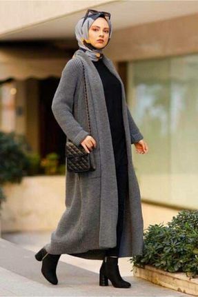 رویه حجاب طوسی زنانه رگولار Pamuk Butik - کد 167577308
