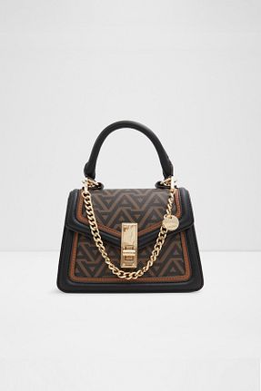 کیف دوشی قهوه ای زنانه چرم مصنوعی Aldo - کد 803038958