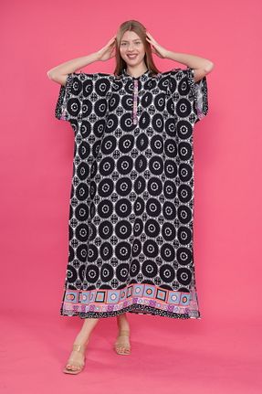 لباس سایز بزرگ مشکی زنانه بافتنی mervemoda - کد 803284804