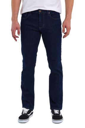 شلوار جین آبی مردانه پاچه لوله ای کد 712602224