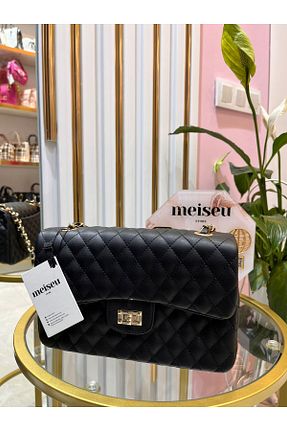 کیف دوشی مشکی زنانه MEİSEU STORE - کد 803457642