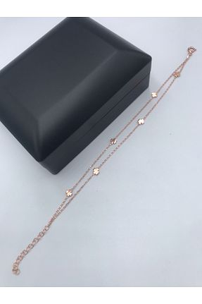 دستبند نقره صورتی زنانه 925 عیار OJO TAKI - کد 796401076