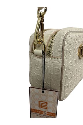 کیف پستچی نارنجی زنانه چرم مصنوعی GOLDEN POLO - کد 803584981