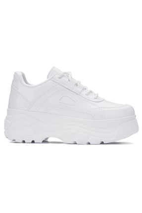 کفش اسنیکر سفید زنانه بند دار İmerShoes - کد 466862181