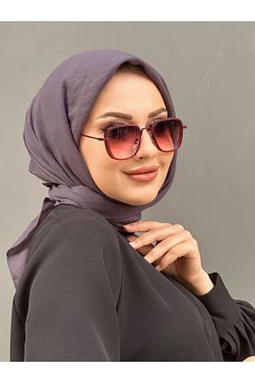 روسری طوسی پلی استر HAREM SCARF - کد 686084781