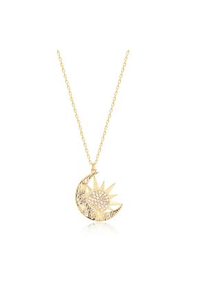 گردنبند نقره رنگی زنانه 925 عیار Coşar Silver - کد 744427688