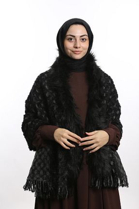 شال مشکی زنانه اکریلیک ARMİZA - کد 803195571