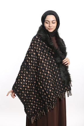 شال مشکی زنانه اکریلیک ARMİZA - کد 803195574